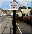 River Avon information notice, Pewsey