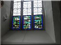 Modern stained glass in Winsford church