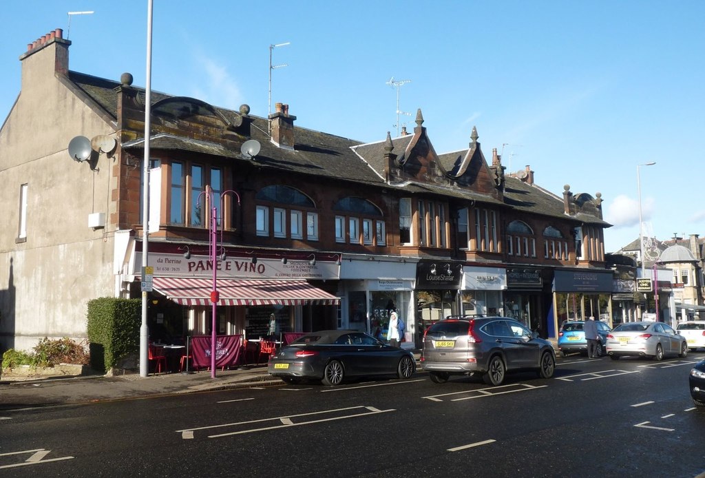 Shopping at Fenwick Road, Giffnock © Alan Reid Geograph Britain and Ireland