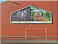 D H Lawrence mural, Engine Lane