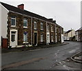 Row of stone houses, Market Street, Morriston, Swansea