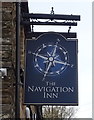 Sign for the Navigation Inn, Dobcross