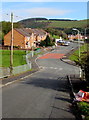 From Heol Aelfryn Pant-yr-awel towards Mountain View, Lewistown 