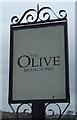 Sign for the Olive Branch Inn