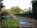 The car park at Brundall cemetery