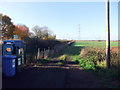 Field by the railway at Broomfleet