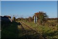 Railway line at Sizewell Crossing