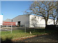 TM0190 : Large warehouse on the Beacon Hill Industrial Estate by Adrian S Pye
