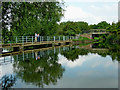 River Soar and canal near Thurmaston, Leicestershire