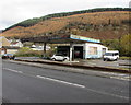 SS9389 : Derelict former fuel filling station and shop in Ogmore Vale by Jaggery
