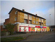 SK5708 : Shop with flats above, Bewcastle Grove, Mowmacre Hill by Richard Vince