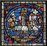 SK9771 : Lincoln Cathedral, Window s30 detail by Julian P Guffogg