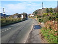 Road (A541) at Afon-wen