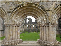SE2768 : View through to the Chapter House, Fountains Abbey by Marathon