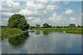 River Soar north-west of Sileby Lock in Leicestershire