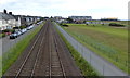 The Edinburgh to Aberdeen railway line at Carnoustie