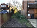 Footpath between houses