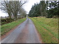 Minor road passing through Clocaenog Forest near to Pennant