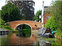 SK5716 : Mill Lane Bridge in Barrow upon Soar, Leicestershire by Roger  Kidd