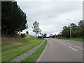 Main  road  A835  leaving  Contin  heading  south