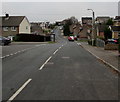 Barnes Avenue past two junctions, Bridgend