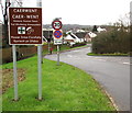 Caerwent boundary sign