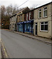 Blue frontage, Penallta Road, Ystrad Mynach