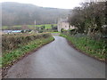 Cwm Road approaching Pentre Cwm