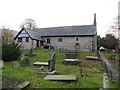 The Church of St Melyd and part of its burial ground at Meliden