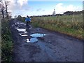 Potholes on Galemire lane