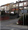 Plasmarl Community Centre direction sign, Swansea