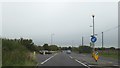 Road junction on A128