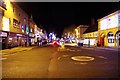 SP3509 : Market Square at night, Christmas 2016, Witney, Oxon by P L Chadwick