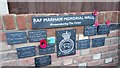 RAF Marham memorial wall.