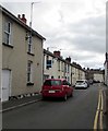 Southeast along Commercial Street, Abergavenny