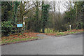 Footpath down to a former railway