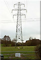 Electricity pylon in Heaton