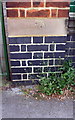 Benchmark on wall pier at Abbey Pumping Station Museum