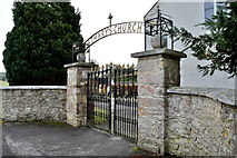 H3480 : Entrance gates, St Mary's Church by Kenneth  Allen