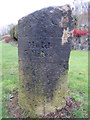 Milestone in Cilcain Road, Pantymwyn - West face