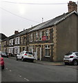 Row of stone houses, Central Street, Ystrad Mynach