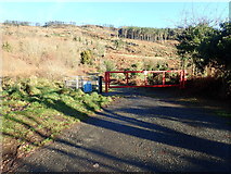 J0118 : Entrance to the Slieve Guillion Forest Park from the northern end of Forest Road by Eric Jones