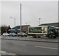 ST3090 : Holland & Barrett lorry, Malpas Road, Newport by Jaggery