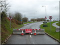 Blocked road at Clyst Honiton