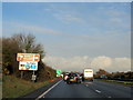 A12 Northbound Approaching Foxhall Road Island