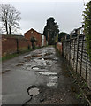 Private access to the rear of Emscote Road, Emscote, Warwick