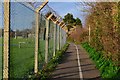 Path beside MOD sports ground, Privett