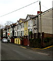 Row of houses, Beech Embankment, Ystrad Mynach