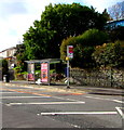 Metro bus stop and shelter, Neath Road, Swansea