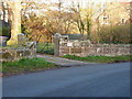 The garden wall of Waters Upton Hall